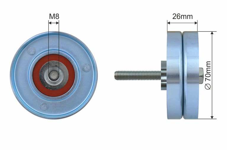 Keilrippenriemen Spannrolle